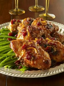 Mahogony Chicken with Figs and Cranberries